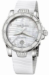 Ulysse Nardin Self Winding Automatic Dial color Mother of Pearl Watch # 8153-180E-3C/10 (Women Watch)