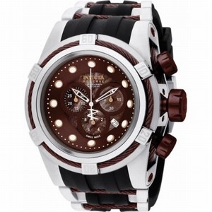 Invicta Brown Dial Rubber Band Watch #830 (Men Watch)