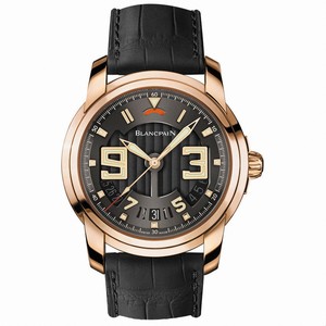 Blancpain L-Evolution Automatic 8 Days 18k Rose Gold Case Black Watch# 8805-3630-53B (Men Watch)