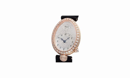 Breguet Swiss Automatic Dial Color Diamond Watch #8928BR/8D/844.DD0D (Women Watch)