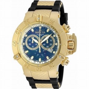 Invicta Blue Dial Silicone Watch #90129 (Men Watch)