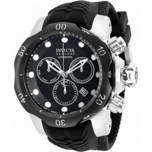 Invicta Black Dial Silicone Watch #90150 (Men Watch)