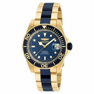 Invicta Blue Dial Stainless Steel Watch #90185 (Men Watch)
