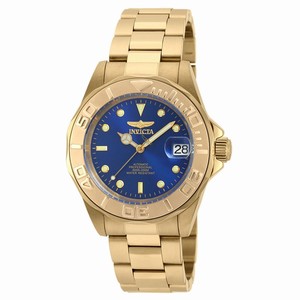 Invicta Blue Dial Stainless Steel Band Watch #90186 (Men Watch)