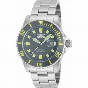 Invicta Grey Dial Stainless Steel Watch #90193 (Men Watch)