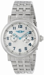Invicta Japanese Quartz Silver Watch #90235-002 (Men Watch)