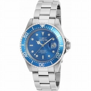 Invicta Blue Dial Stainless Steel Watch #90258 (Men Watch)