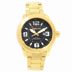 Invicta Black Dial Stainless Steel Band Watch #90276 (Men Watch)