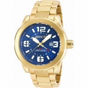 Invicta Blue Dial Stainless Steel Watch #90277 (Men Watch)