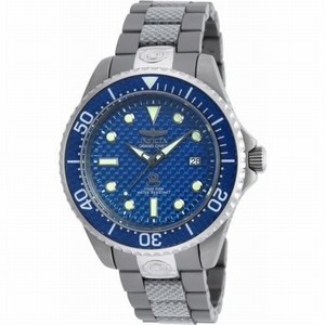 Invicta Blue Dial Stainless Steel Watch #90284 (Men Watch)