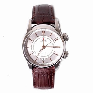 Oris Automatic Self-wind Stainless Steel Watch #90876074051LS (Men Watch)