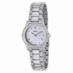 Ebel Swiss Quartz Dial Color White Watch #9090211-16865P (Women Watch)