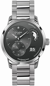 Glashutte Original Galvanised Silver Automatic Watch # 90-02-43-32-24 (Men Watch)