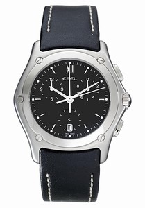 Ebel Quartz Dial color Black Watch # 9251F41-5335F06 (Men Watch)