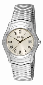 Ebel Quartz Stainless Steel Watch #9255F41/6125 (Watch)