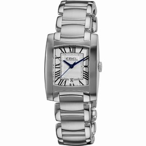 Ebel Quartz Roman Numerals Dial Stainless Steel Watch #9257M31/61500 (Women Watch)