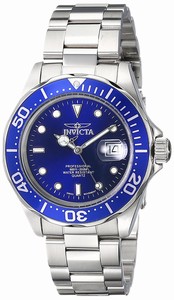 Invicta Blue Dial Stainless Steel Band Watch #9308SYB (Men Watch)