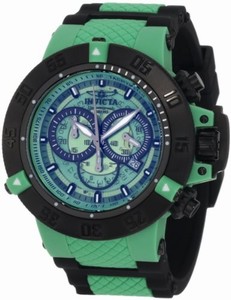 Invicta Green Dial Stainless Steel Band Watch #937 (Men Watch)