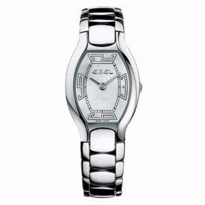 Ebel Quartz Mother of Pearl Diamond Dial Stainless Steel Watch #9656G21/99970 (Women Watch)