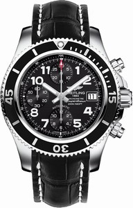 Breitling Swiss automatic Dial color Black Watch # A13311C9/BE93-728P (Men Watch)