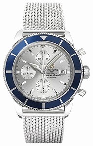 Breitling Swiss automatic Dial color Silver Watch # A1332016/G698-152A (Men Watch)