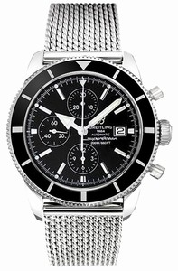 Breitling Swiss automatic Dial color Black Watch # A1332024/B908-152A (Men Watch)