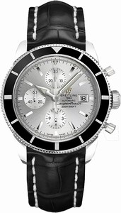 Breitling Swiss automatic Dial color Silver Watch # A1332024/G698-760P (Men Watch)