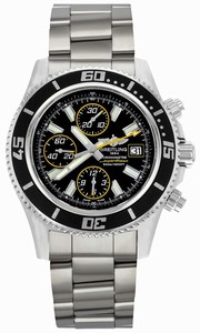 Breitling Swiss automatic Dial color Black Watch # A1334102/BA82-162A (Men Watch)