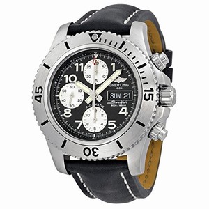 Breitling Automatic Dial color Black Watch # A13341C3/BD19 (Men Watch)