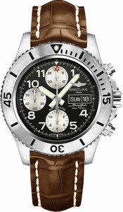 Breitling Swiss automatic Dial color Black Watch # A13341C3/BD19-739P (Men Watch)