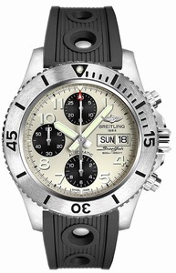 Breitling Swiss automatic Dial color Silver Watch # A13341C3/G782-200S (Men Watch)