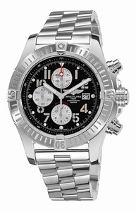 Breitling Swiss-Automatic Dial color Black Watch # A1337011/B973 (Men Watch)
