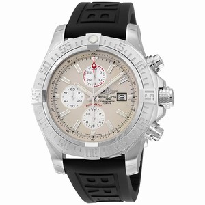 Breitling Silver Automatic Watch # A1337111/G779BKPD3 (Men Watch)