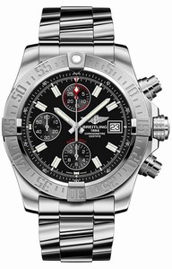 Breitling chronograph Dial Colour black Watch # A1338111.BC32.170A (Men Watch)
