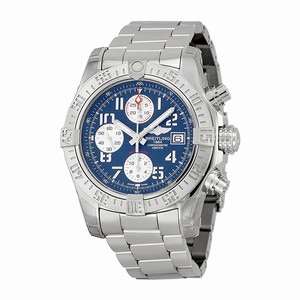 Breitling Swiss automatic Dial color Blue Watch # A1338111/C870-SS (Men Watch)