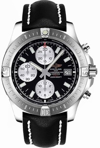 Breitling Swiss automatic Dial color Black Watch # A1338811/BD83-436X (Men Watch)