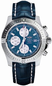 Breitling Swiss automatic Dial color Blue Watch # A1338811/C914-732P (Men Watch)
