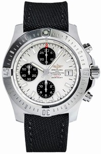 Breitling Swiss automatic Dial color Silver Watch # A1338811/G804-103W (Men Watch)