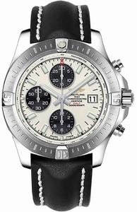 Breitling Swiss automatic Dial color Silver Watch # A1338811/G804-435X (Men Watch)