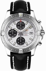 Breitling Swiss automatic Dial color Silver Watch # A1338811/G804-436X (Men Watch)