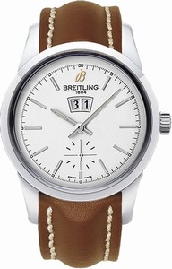 Breitling Swiss automatic Dial color Silver Watch # A1631012/G781-425X (Men Watch)