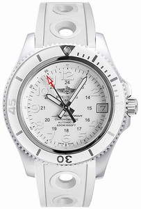 Breitling Swiss automatic Dial color White Watch # A17312D2/A775-230S (Men Watch)