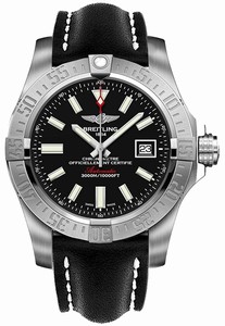 Breitling Swiss automatic Dial color Black Watch # A1733110/BC30-435X (Men Watch)