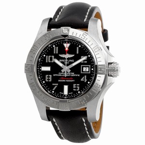 Breitling Black Automatic Watch # A1733110-BC31-435X-A20BA.1 (Men Watch)