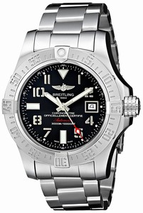 Breitling Swiss automatic Dial color Grey Watch # A1733110/F563SS (Men Watch)