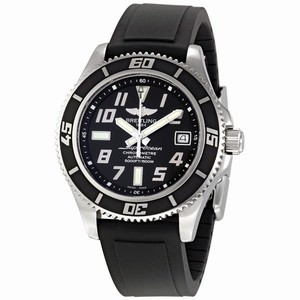 Breitling Black Automatic Watch # A1736402/BA28 (Men Watch)