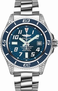 Breitling Swiss automatic Dial color Blue Watch # A1736467/C868-161A (Men Watch)