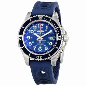 Breitling Blue Automatic Watch # A17365D1-C915BLOR (Men Watch)