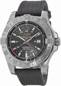 Breitling Black Automatic Self Winding Watch # A1738811/BD44-103W (Men Watch)