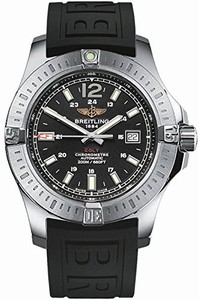 Breitling swiss-automatic Dial Colour black Watch # A1738811/BD44-152S (Men Watch)